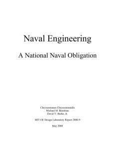 Naval Engineering A National Naval Obligation