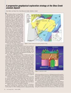 A progressive geophysical exploration strategy at the Shea Creek uranium deposit T G