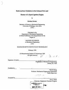 Hydrocarbon Oxidation in the Exhaust Port and