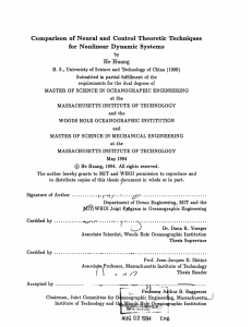 Comparison of Neural and Control Theoretic Techniques