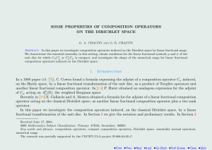 SOME PROPERTIES OF COMPOSITION OPERATORS ON THE DIRICHLET SPACE