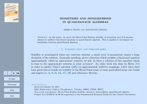 ISOMETRIES AND ISOMORPHISMS IN QUASI-BANACH ALGEBRAS