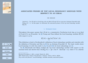 ASSOCIATED PRIMES OF TOP LOCAL HOMOLOGY MODULES WITH