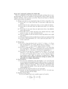 Some more (optional) problems for Math 323.