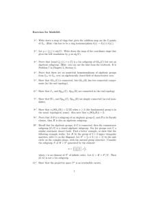 Exercises for Math535. 1 of G