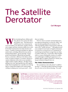 The Satellite Derotator W Carl Mungan