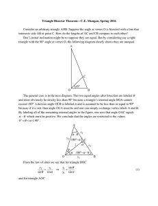 Triangle Bisector Theorem—C.E. Mungan, Spring 2016