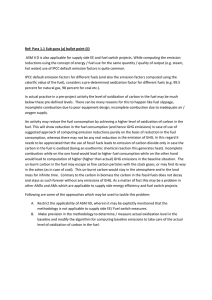    ASM II D is also applicable for supply side EE and fuel switch projects. While computing the emission  Ref: Para 1.1 Sub‐para (a) bullet point (ii) 