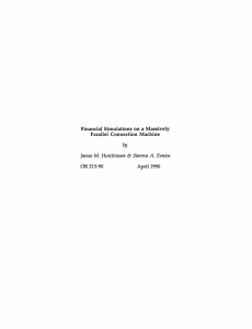 Financial  Simulations  on  a  Massively OR 213-90