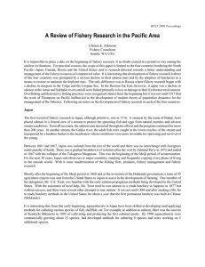 A Review of Fishery Research in the Pacific Area