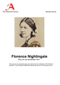 Florence Nightingale Why do we remember her?