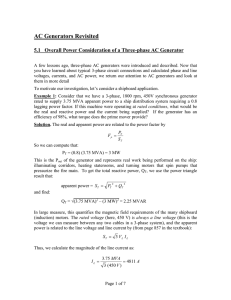 AC Generators Revisited