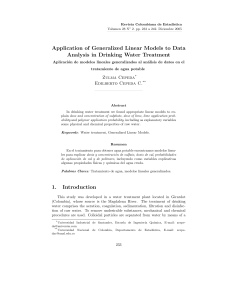 Application of Generalized Linear Models to Data Zulma Cepeda Edilberto Cepeda C.