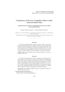 Comparison of Process Capability Indices under Autocorrelated Data