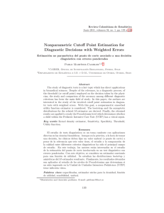 Nonparametric Cutoff Point Estimation for Diagnostic Decisions with Weighted Errors