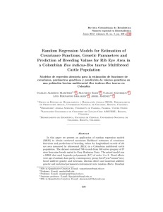 Random Regression Models for Estimation of Covariance Functions, Genetic Parameters and