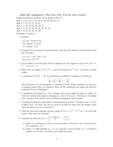Math 120: Assignment 7 (Due Tue., Nov. 6 at the... Suggested practice problems (from Adams, 6th ed.):