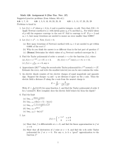 Math 120: Assignment 9 (Due Tue. Nov. 27)