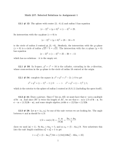 Math 217: Selected Solutions to Assignment 1