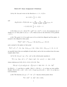 Math 217: Some Assignment 5 Solutions 1 h−1, −2, 2i,