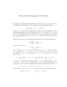 Math 257/316 Assignment 3 Solutions
