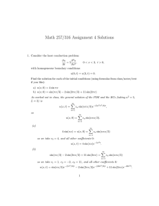 Math 257/316 Assignment 4 Solutions