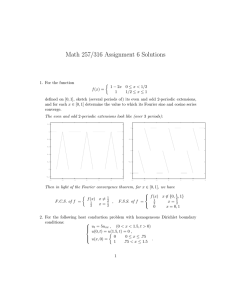Math 257/316 Assignment 6 Solutions