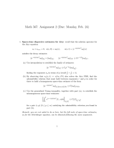 Math 567: Assignment 2 (Due: Monday, Feb. 24)