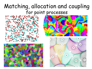 Matching, allocation and coupling for point processes
