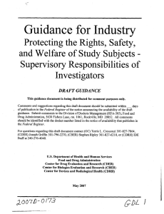 Guidance for Industry -