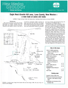 Eagle Nest-Granite Hill area, Luna