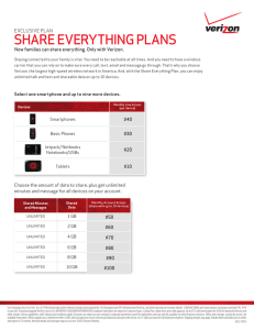 Share everything planS EXCLUSIVE PLAN