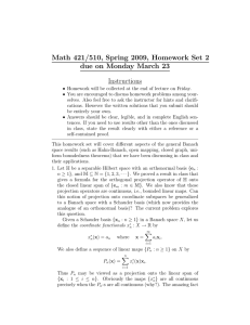 Math 421/510, Spring 2009, Homework Set 2 Instructions