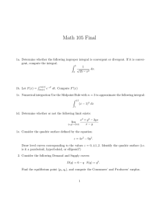 Math 105 Final