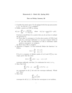 Homework 2 - Math 321, Spring 2012