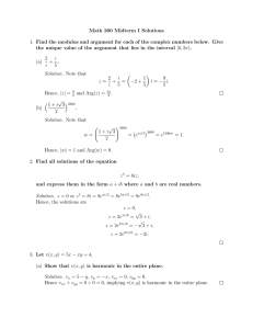 Math 300 Midterm I Solutions