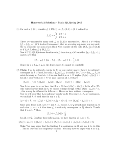 Homework 2 Solutions - Math 321,Spring 2015