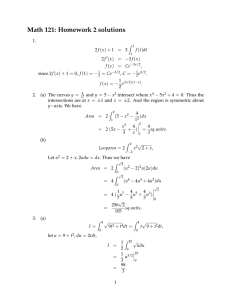 Math 121: Homework 2 solutions ( ) + =