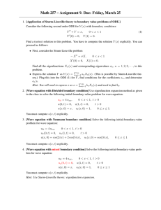 Math 257 – Assignment 9. Due: Friday, March 25