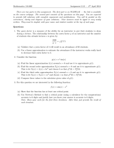 Mathematics 110-002 Assignment 2.12 — 4 April 2014