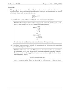Mathematics 110-002 Assignment 2.12 — 4 April 2014 Questions: