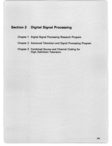 Section  2 Digital  Signal  Processing