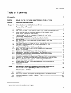 Table  of  Contents Introduction 1 PART  I