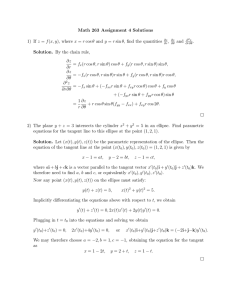 Math 263 Assignment 4 Solutions