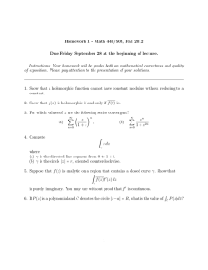 Homework 1 - Math 440/508, Fall 2012