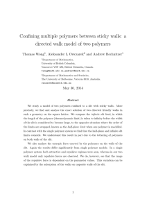 Confining multiple polymers between sticky walls: a Thomas Wong