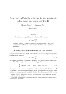 $2\pi$-periodic self-similar solutions for the anisotropic affine curve shortening problem II