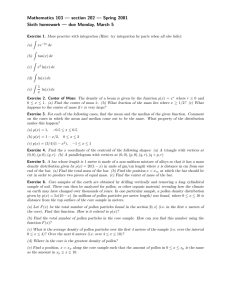 Mathematics 103 — section 202 — Spring 2001