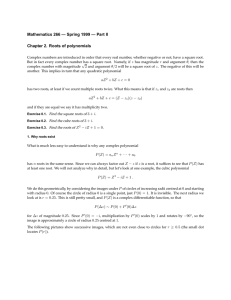 Mathematics 266 — Spring 1999 — Part II