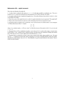 Mathematics 308 — eighth homework